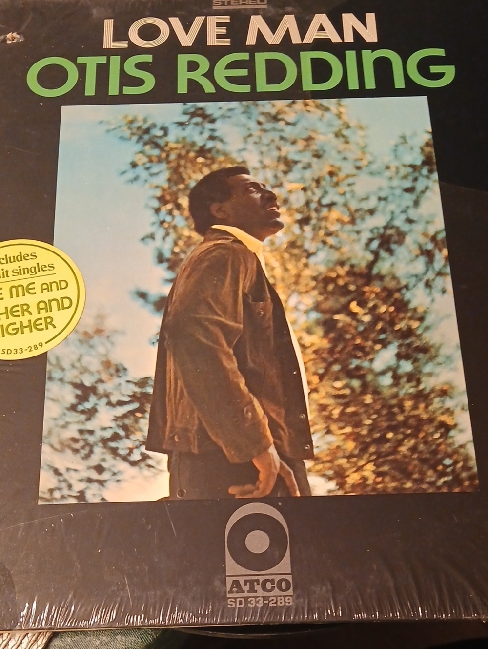 Otis Redding "Love Man" Vinyl LP Brand New In Plastic Note: Cover Has 2 Holes